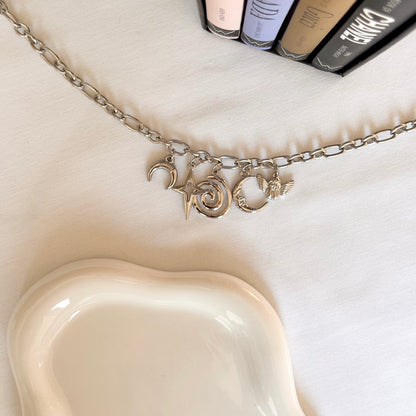Swirl Charm Necklace