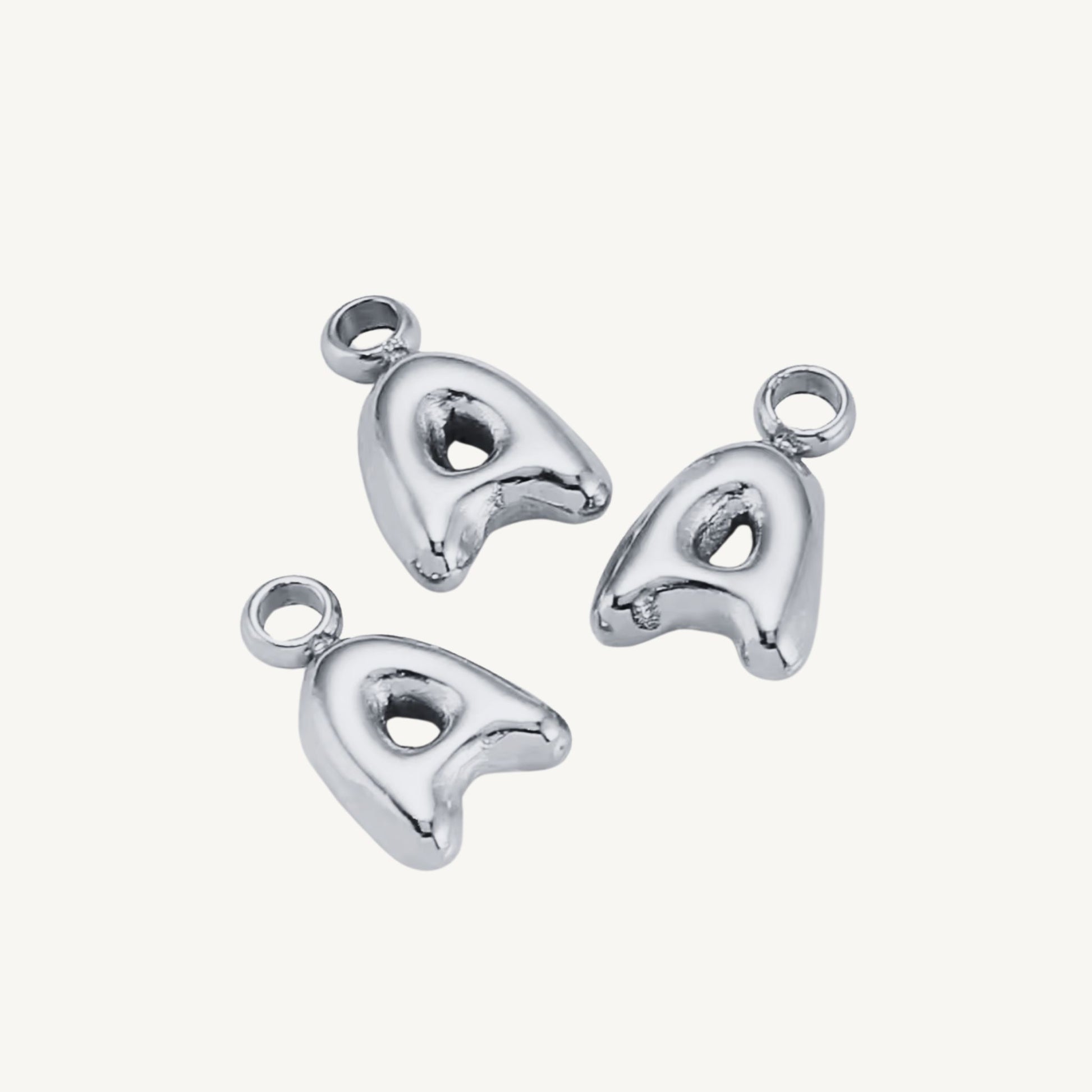 Mini Bubble Initial Charms