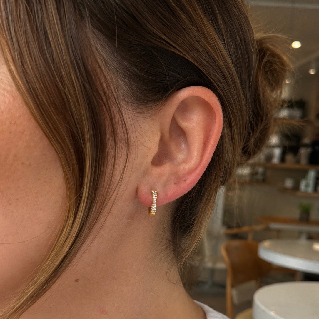Harper Twist Huggie Hoop Earrings
