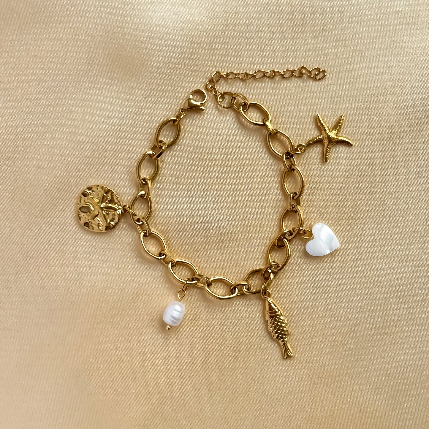 Fish Charm Bracelet