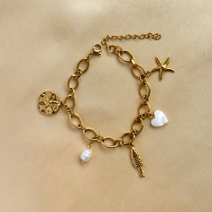 Fish Charm Bracelet