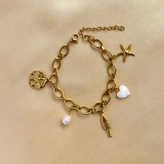 Fish Charm Bracelet