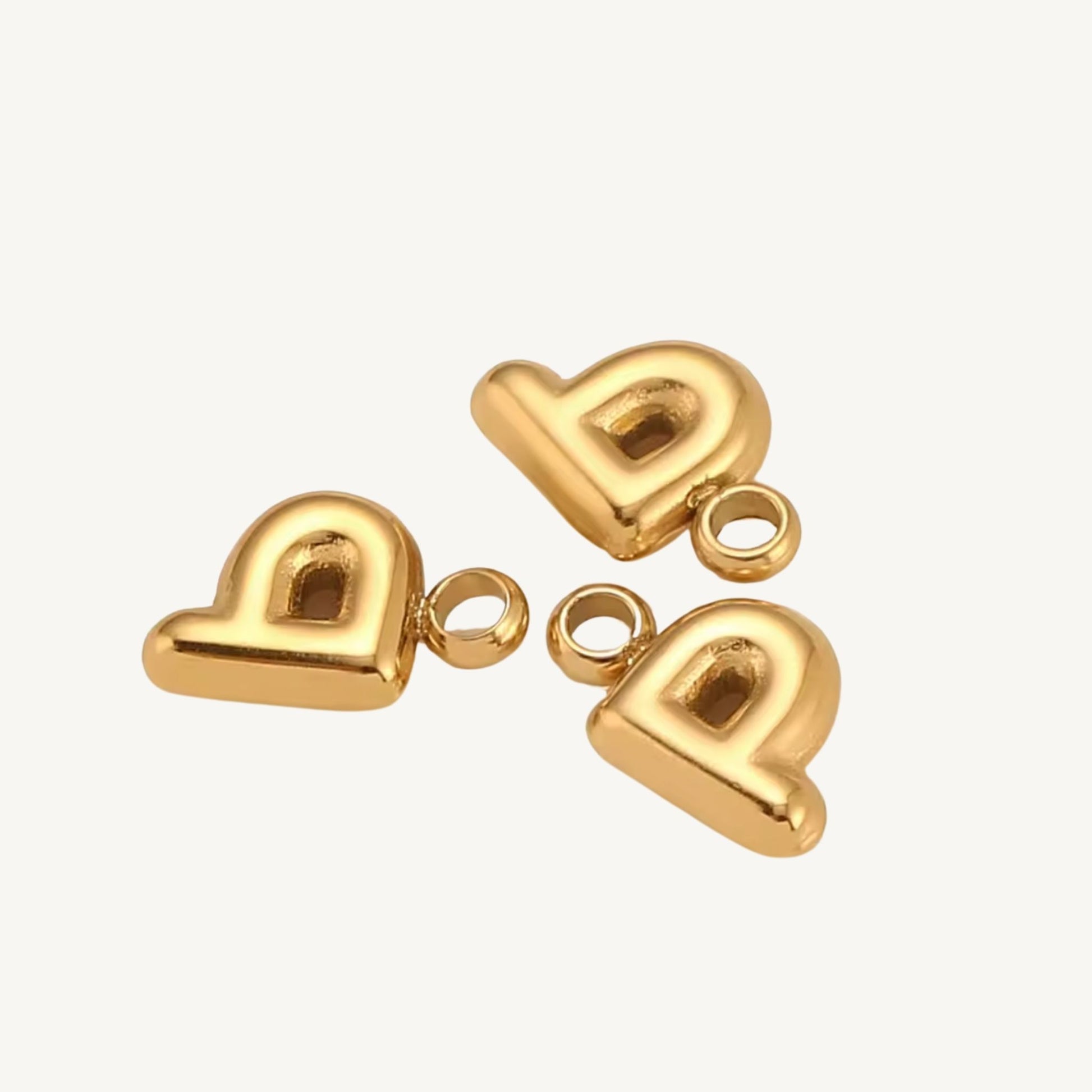 Mini Bubble Initial Charms