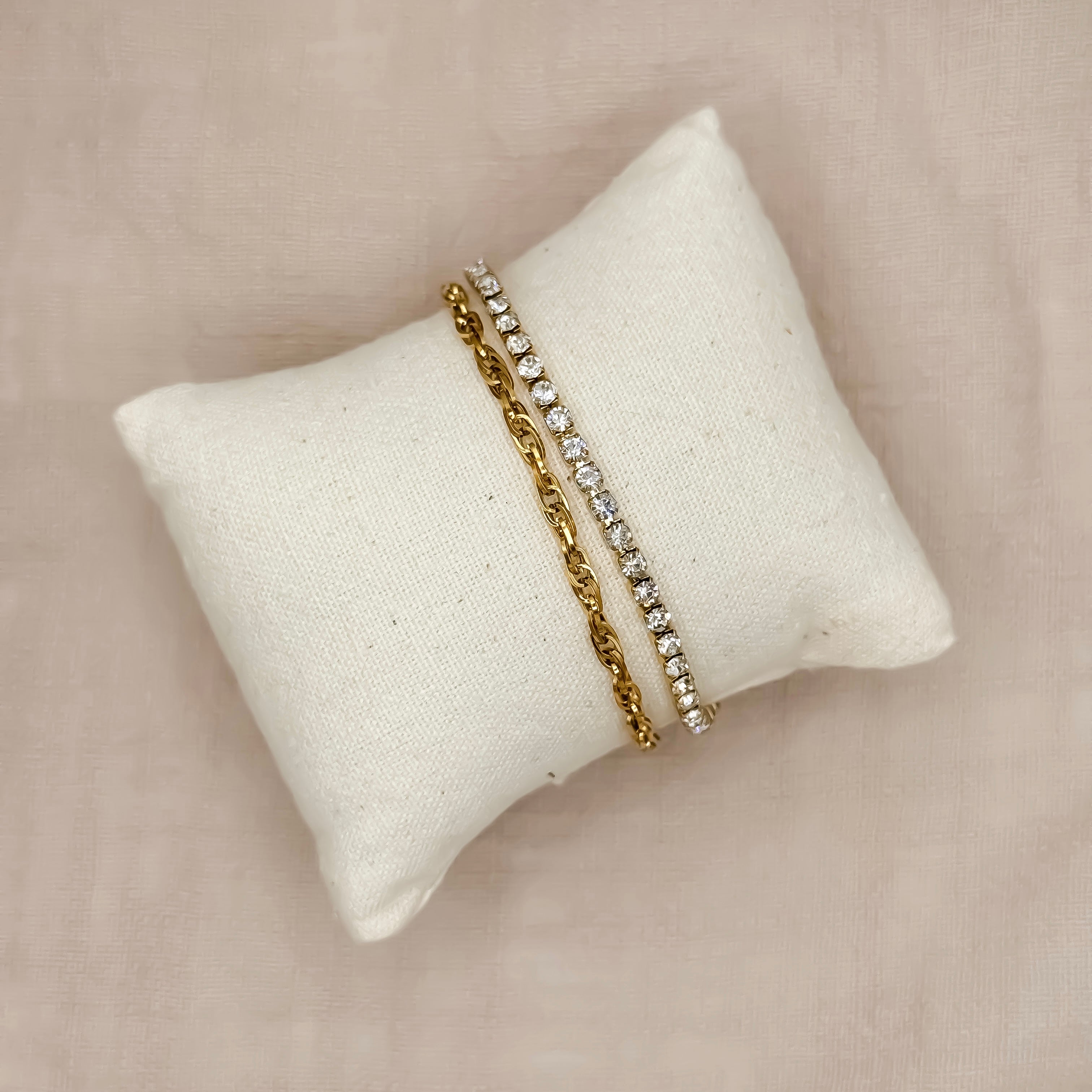 Layered Tennis Bracelet