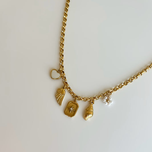 Gold Charm Necklace