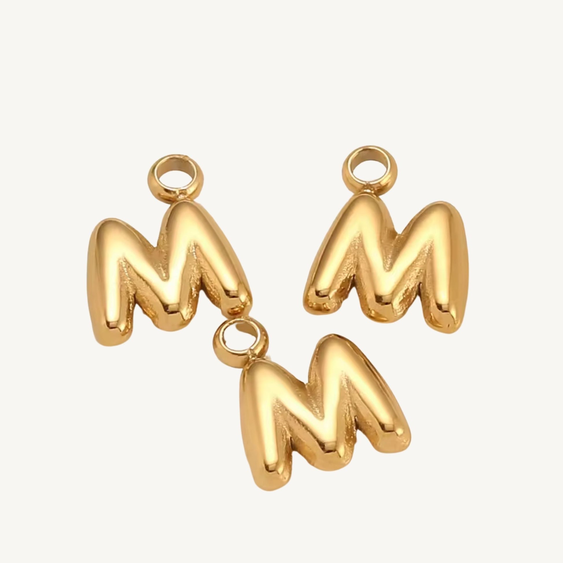Mini Bubble Initial Charms
