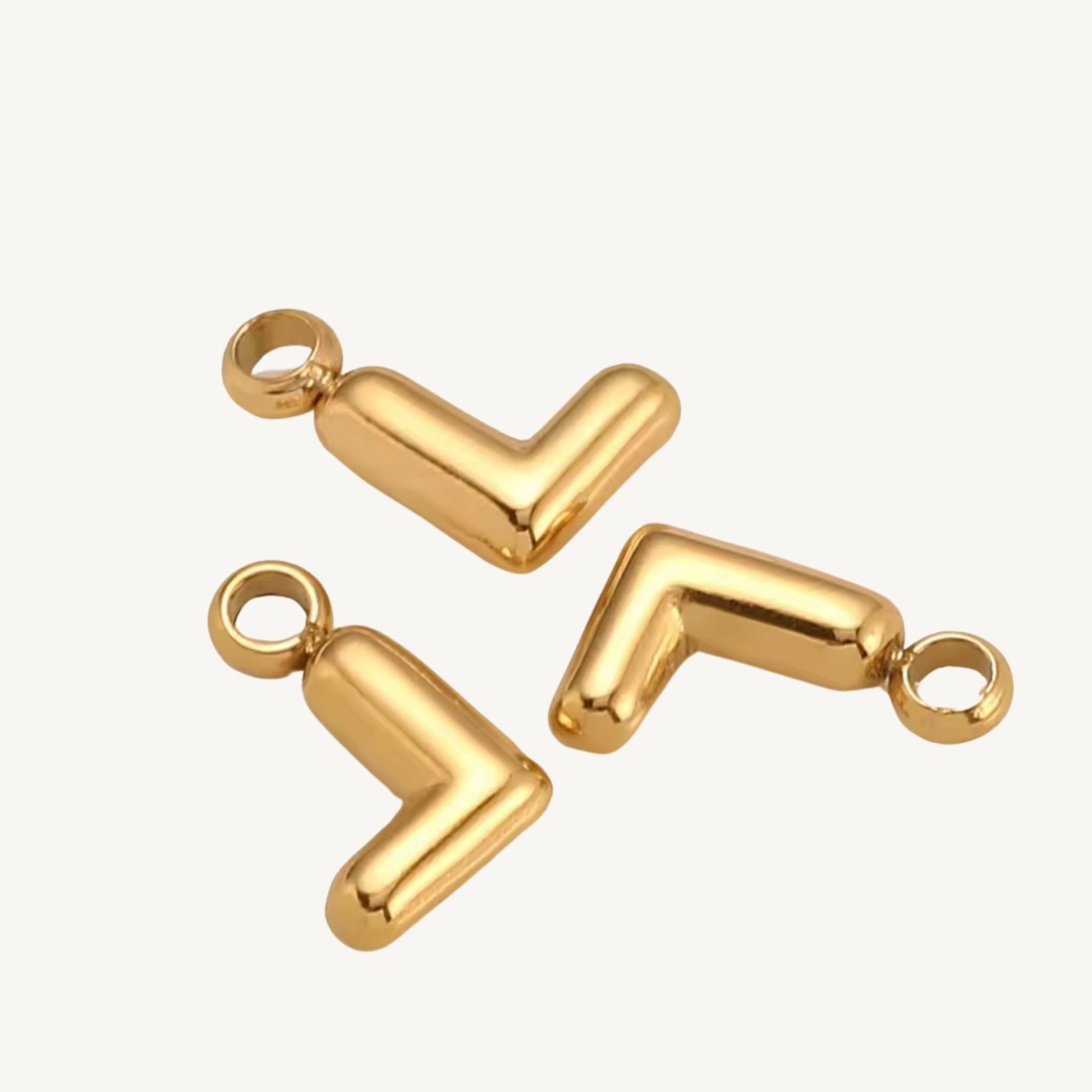Mini Bubble Initial Charms