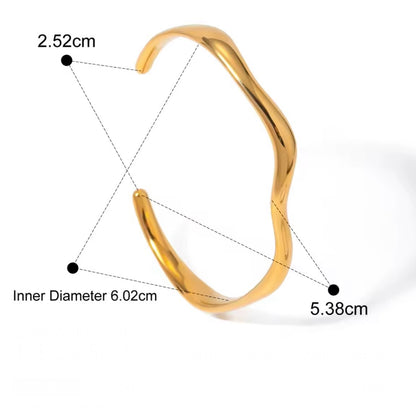 Wave Cuff Bracelet
