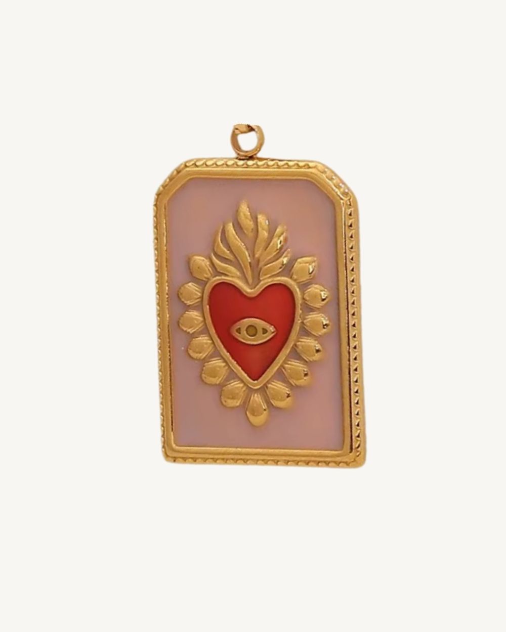 Flame Card Charms