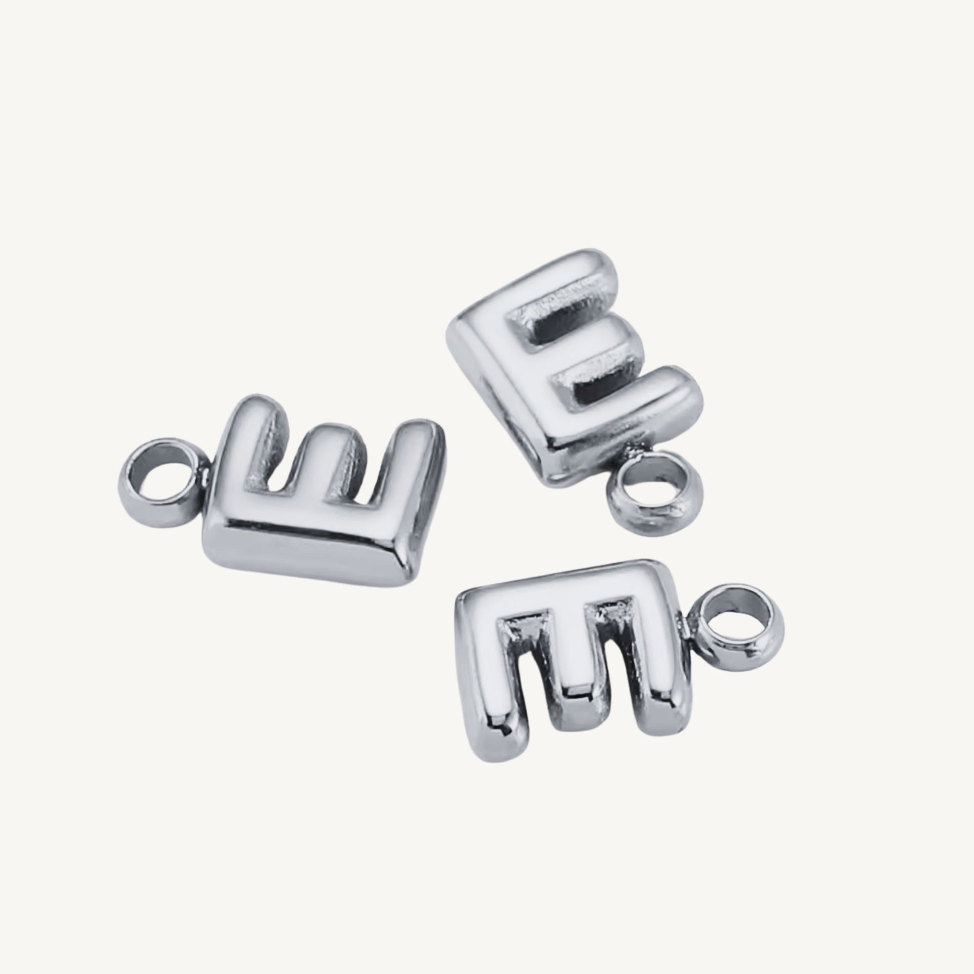 Mini Bubble Initial Charms