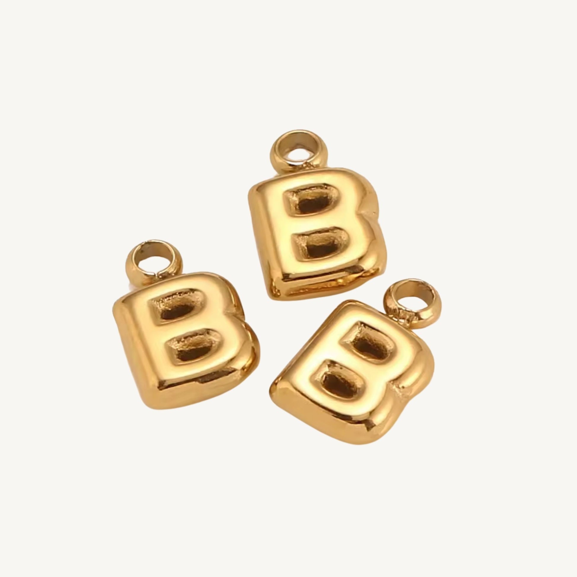 Mini Bubble Initial Charms