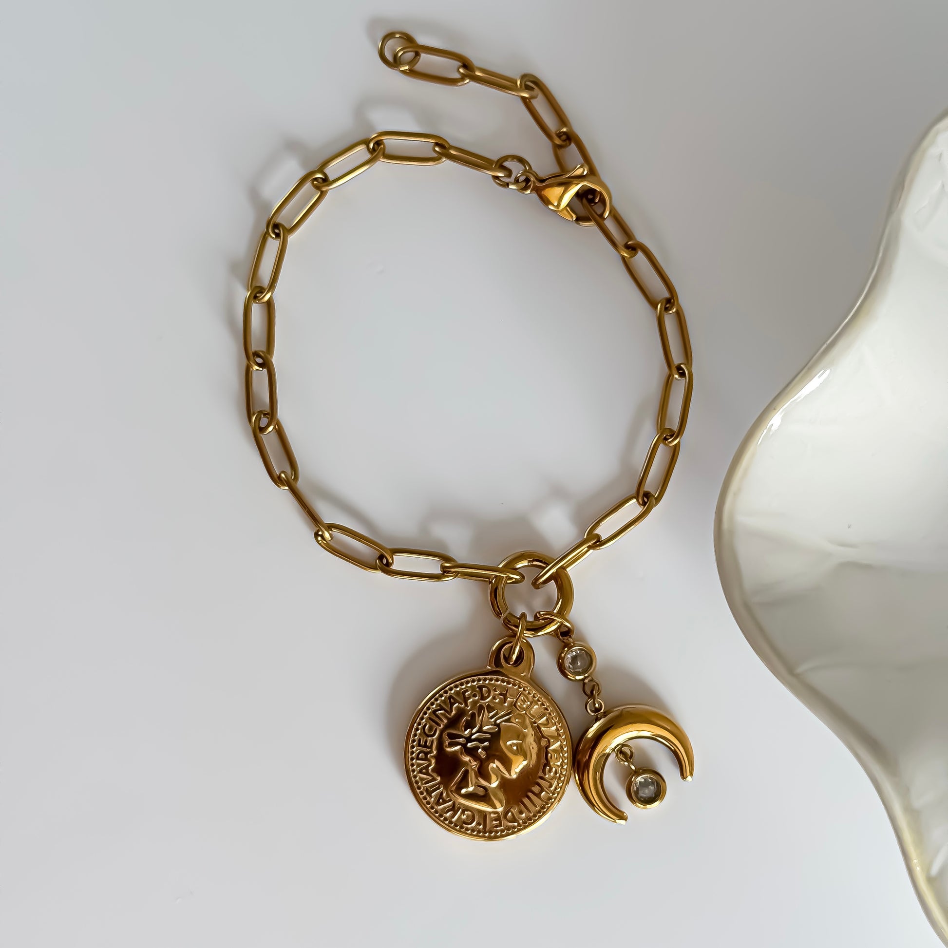 Luna Coin Charm Bracelet