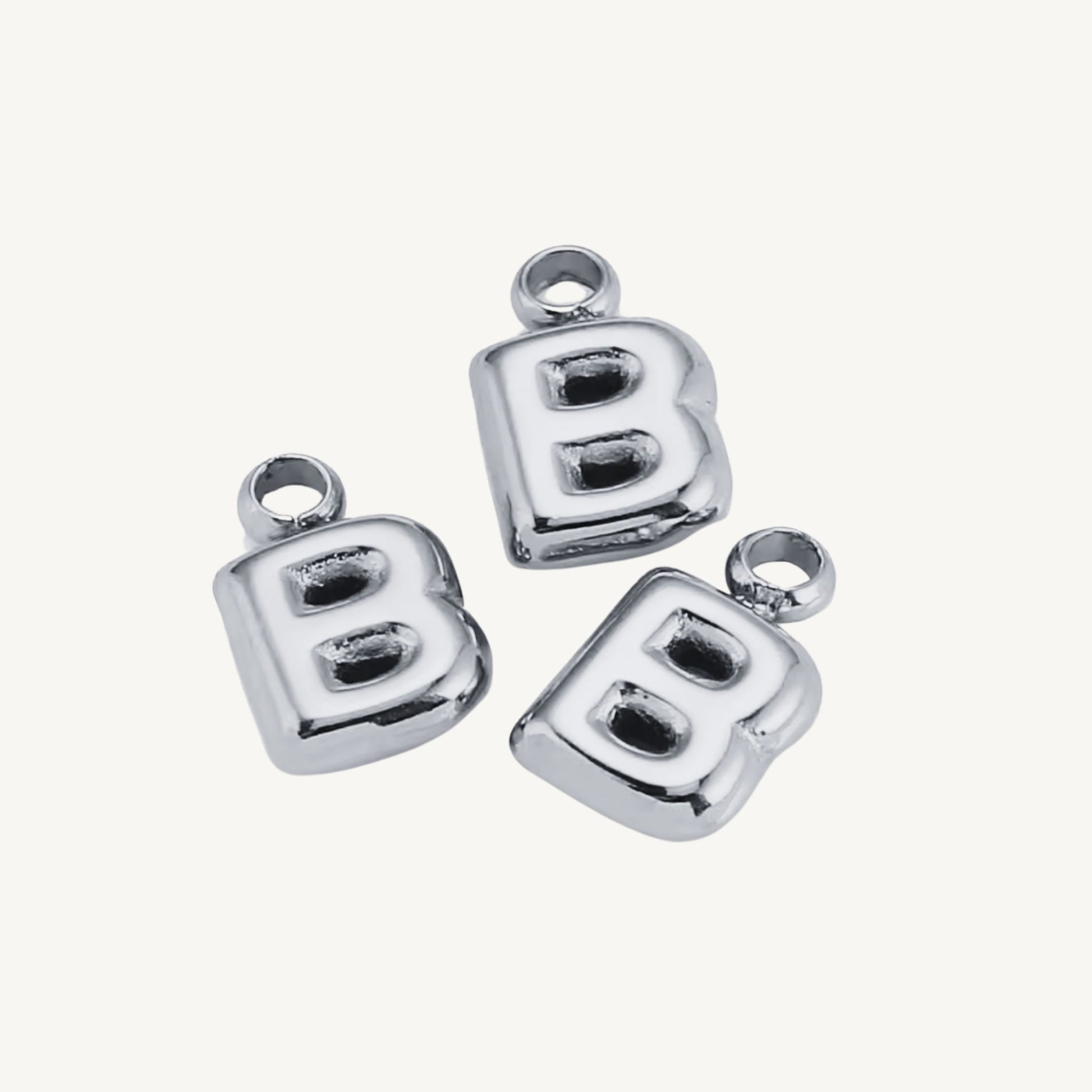 Mini Bubble Initial Charms