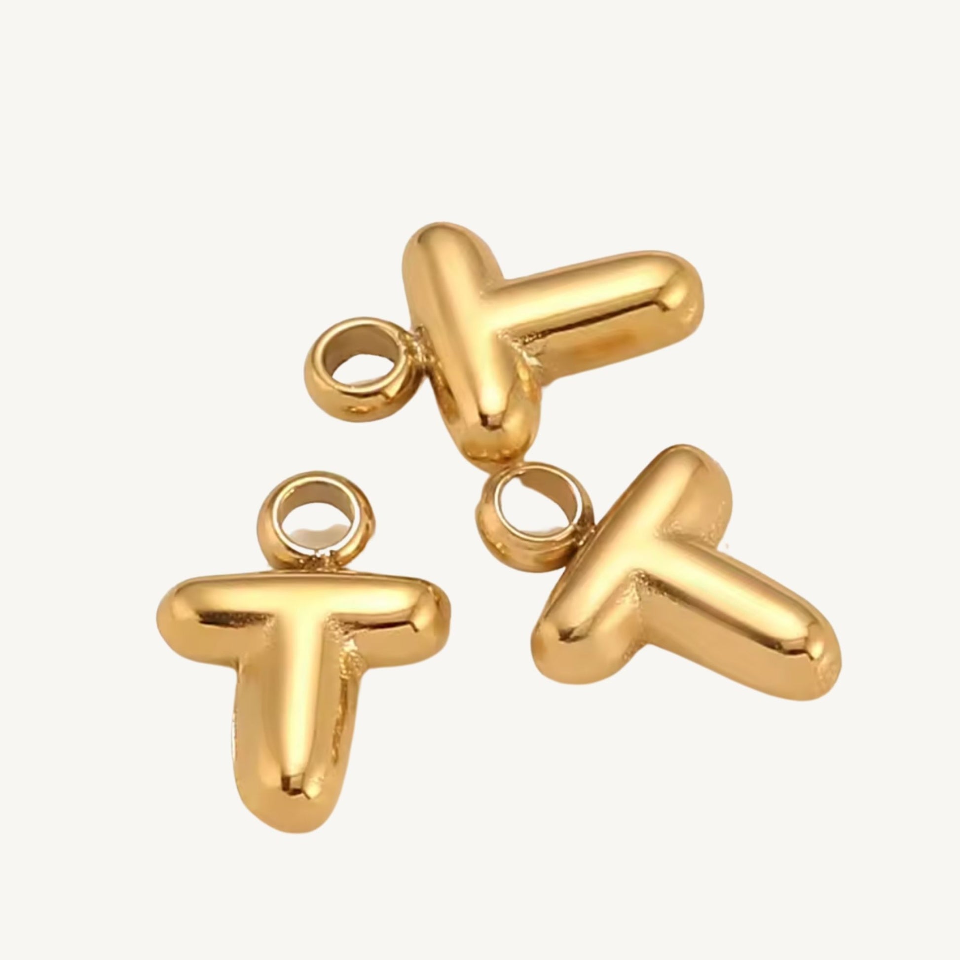 Mini Bubble Initial Charms