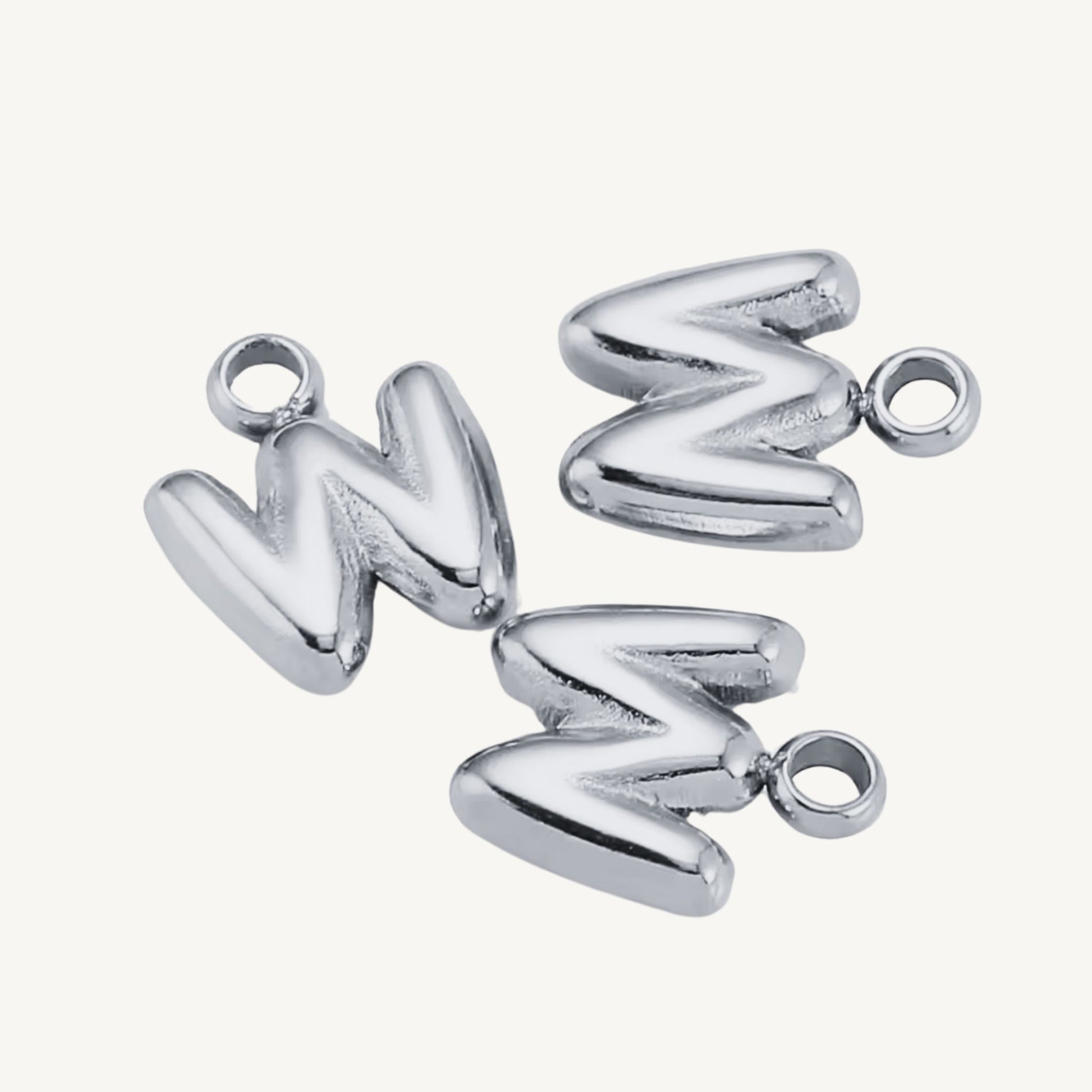 Mini Bubble Initial Charms