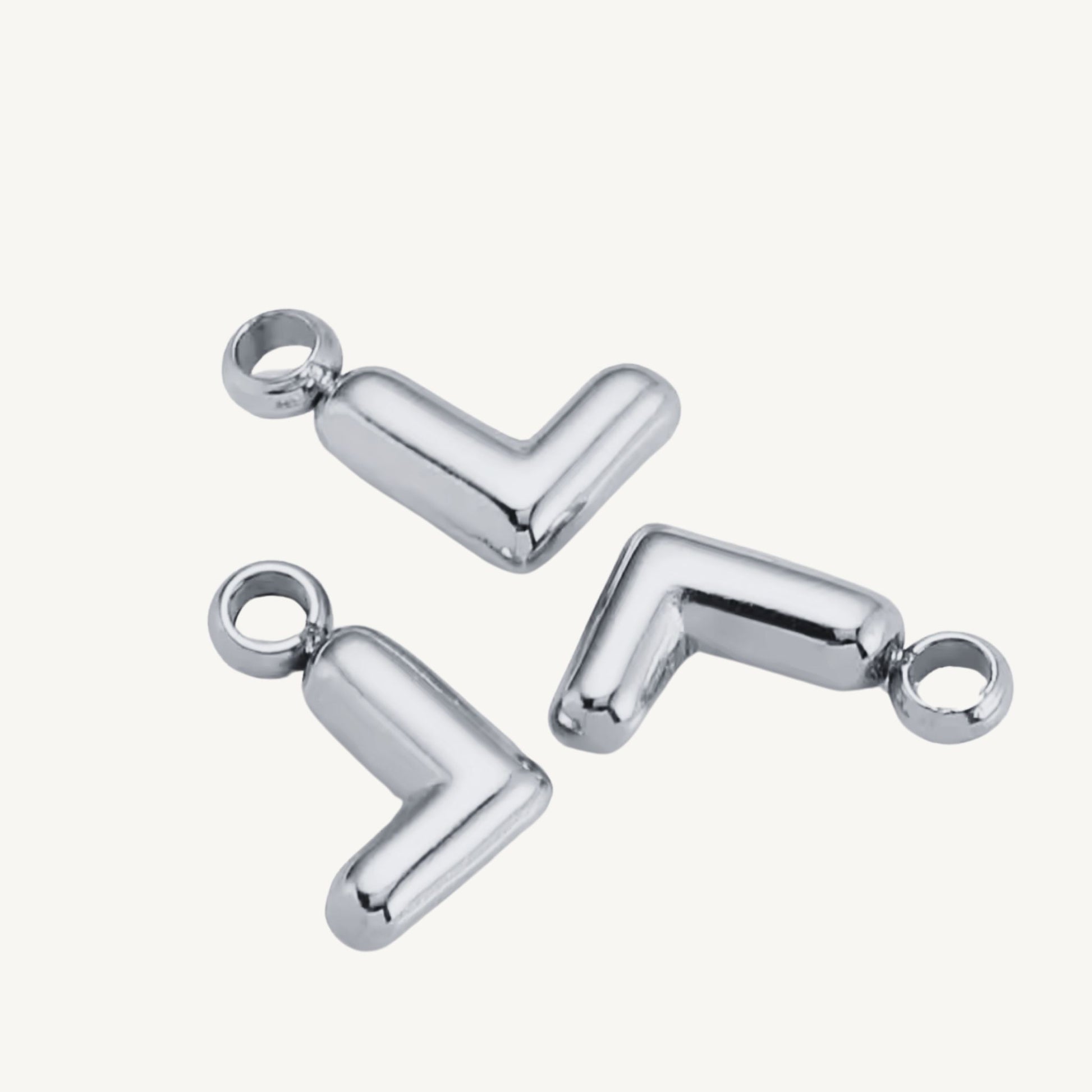 Mini Bubble Initial Charms