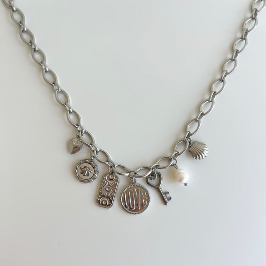 Silver Charm Necklace