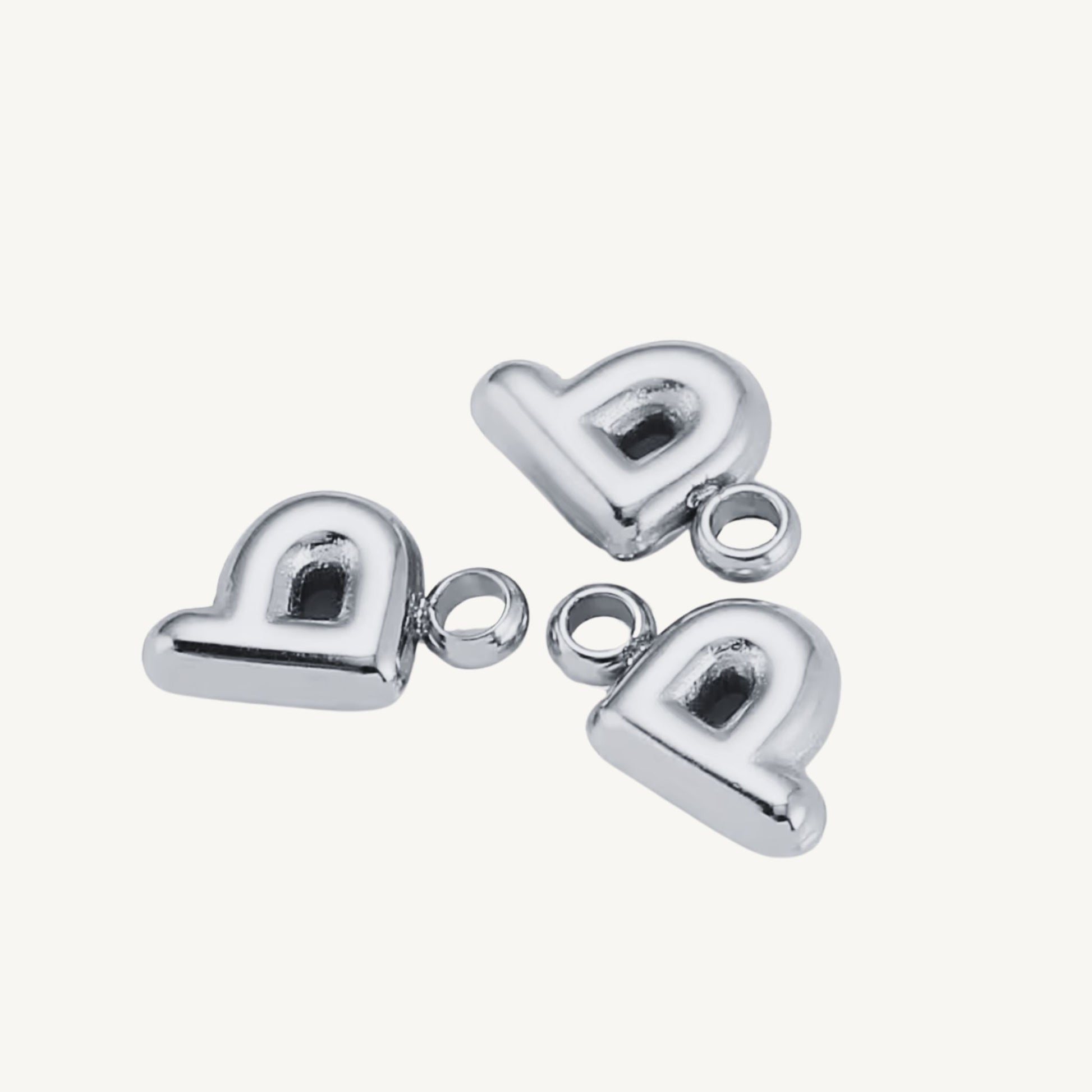 Mini Bubble Initial Charms