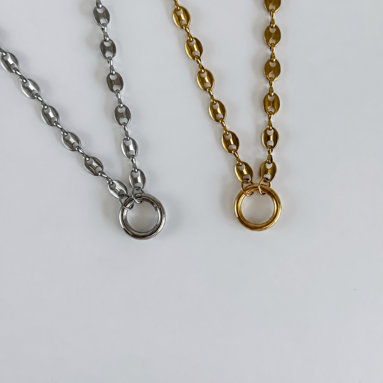 Pig Nose Carabiner Necklace