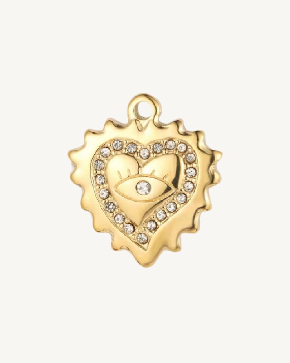 Love Heart Eye Charms