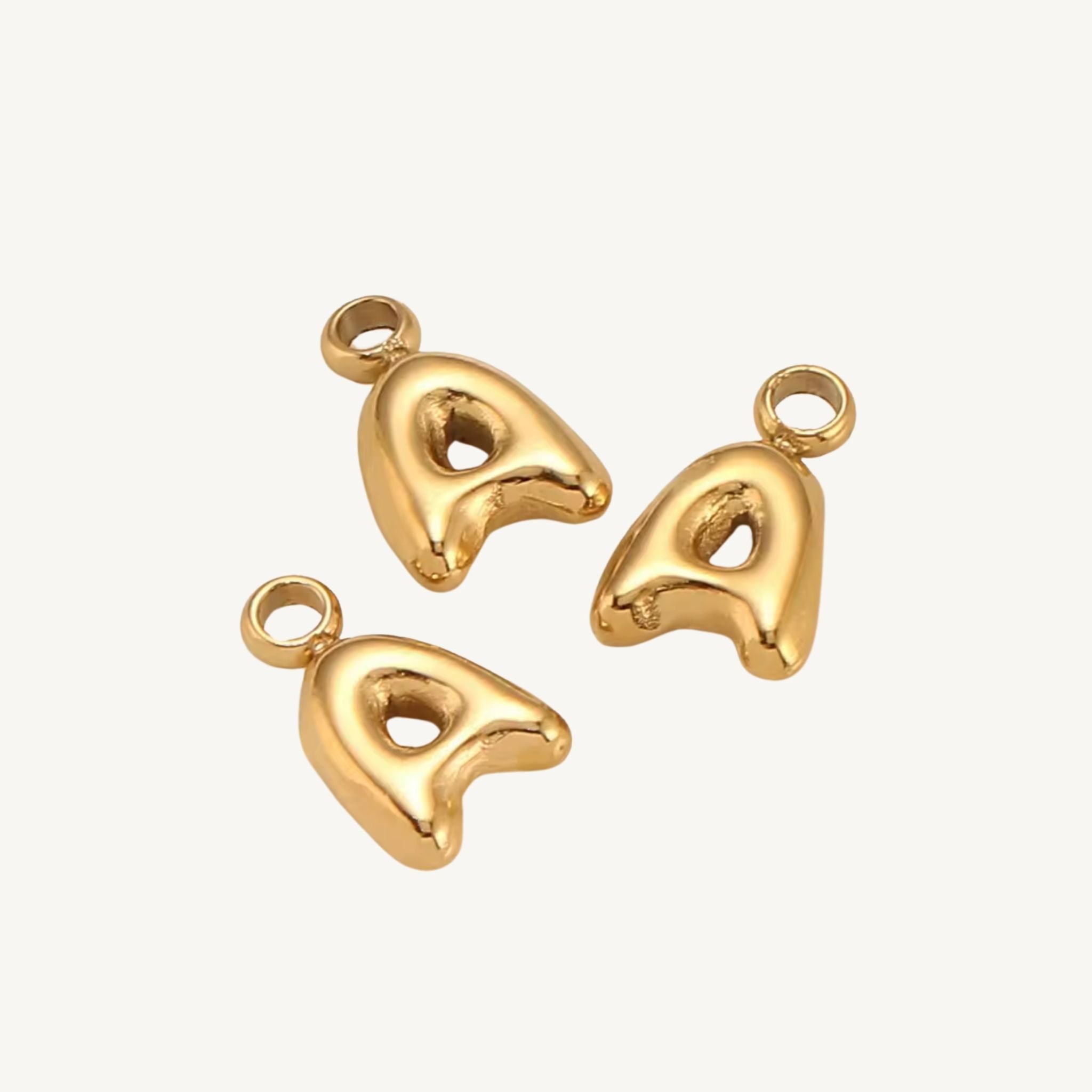Mini Bubble Initial Charms