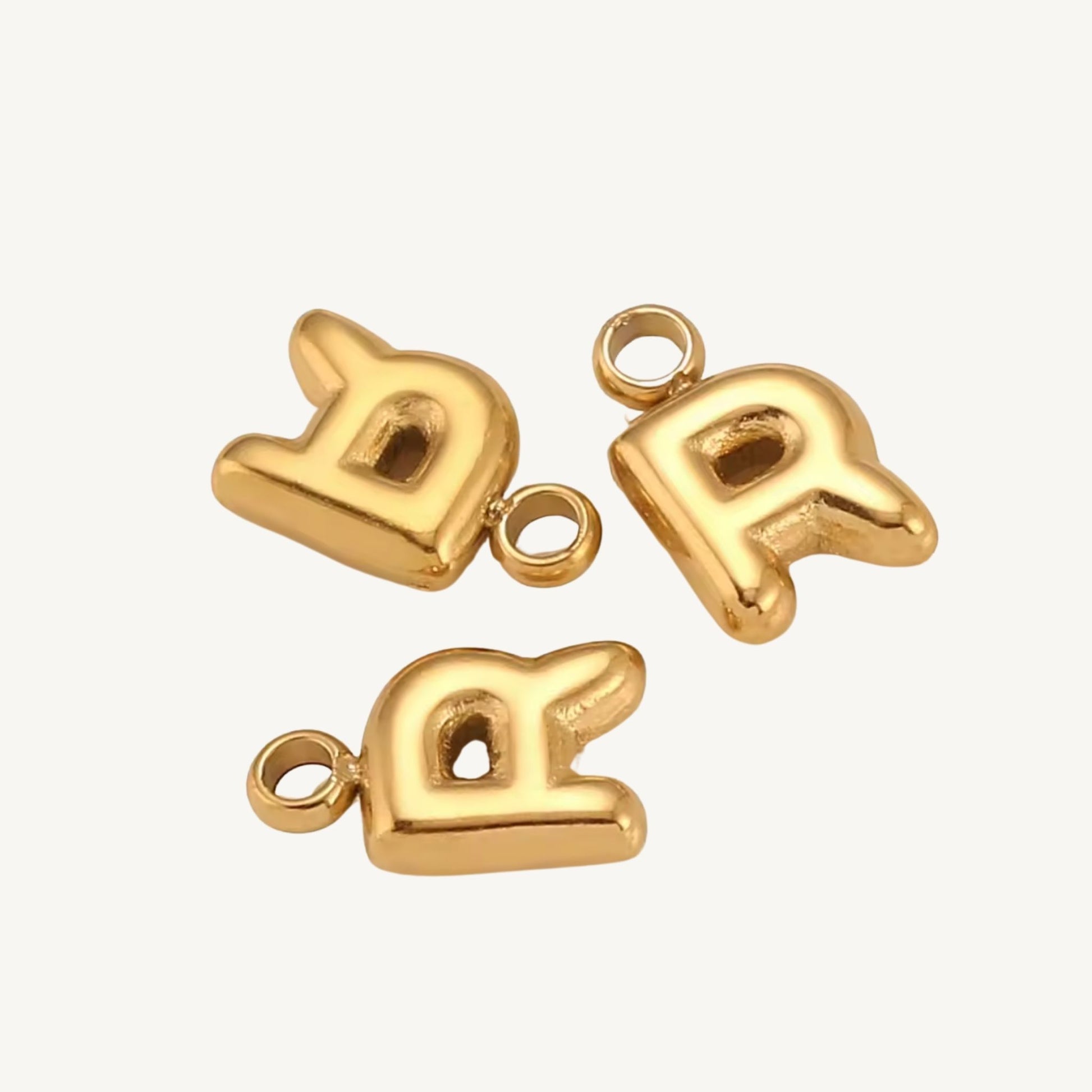 Mini Bubble Initial Charms