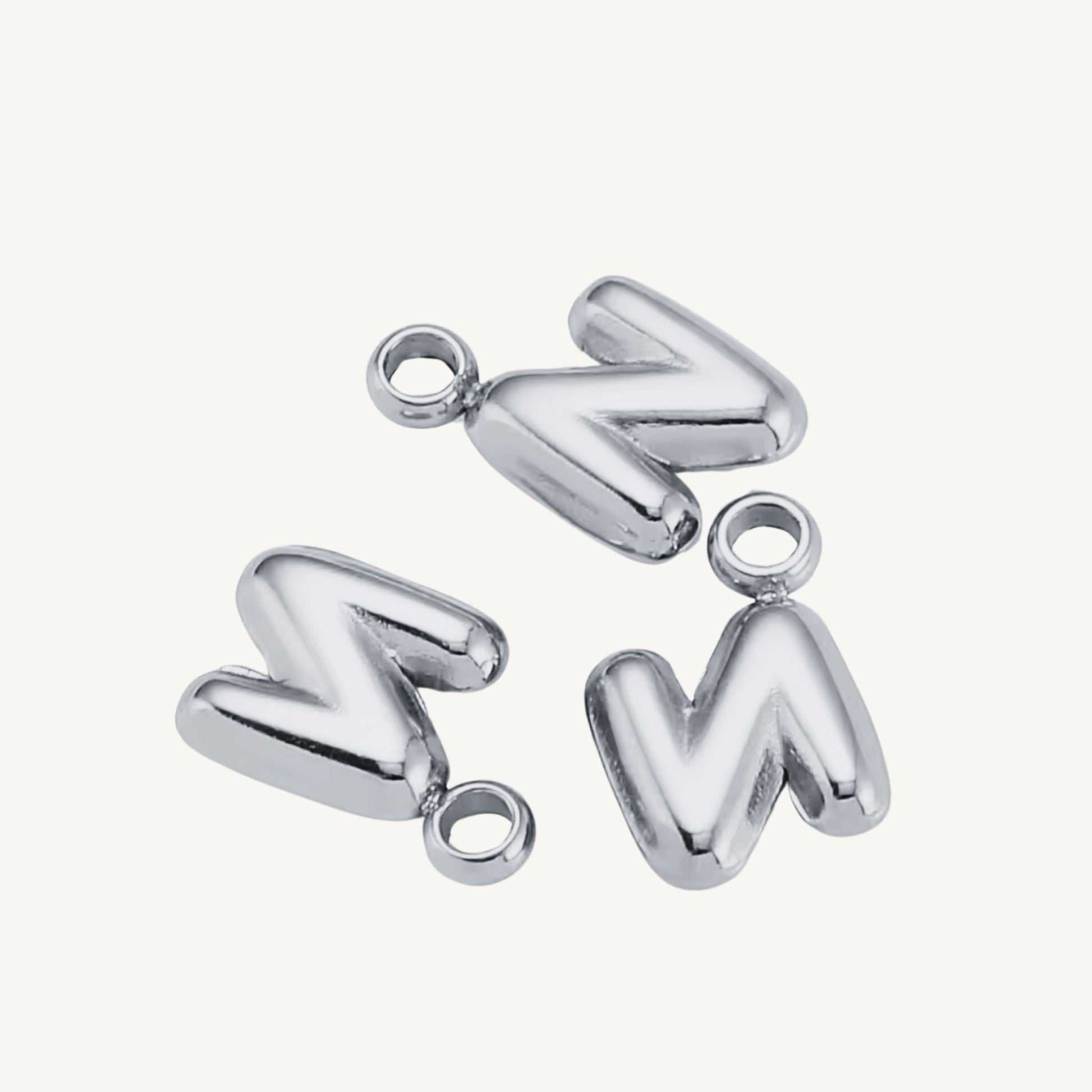Mini Bubble Initial Charms