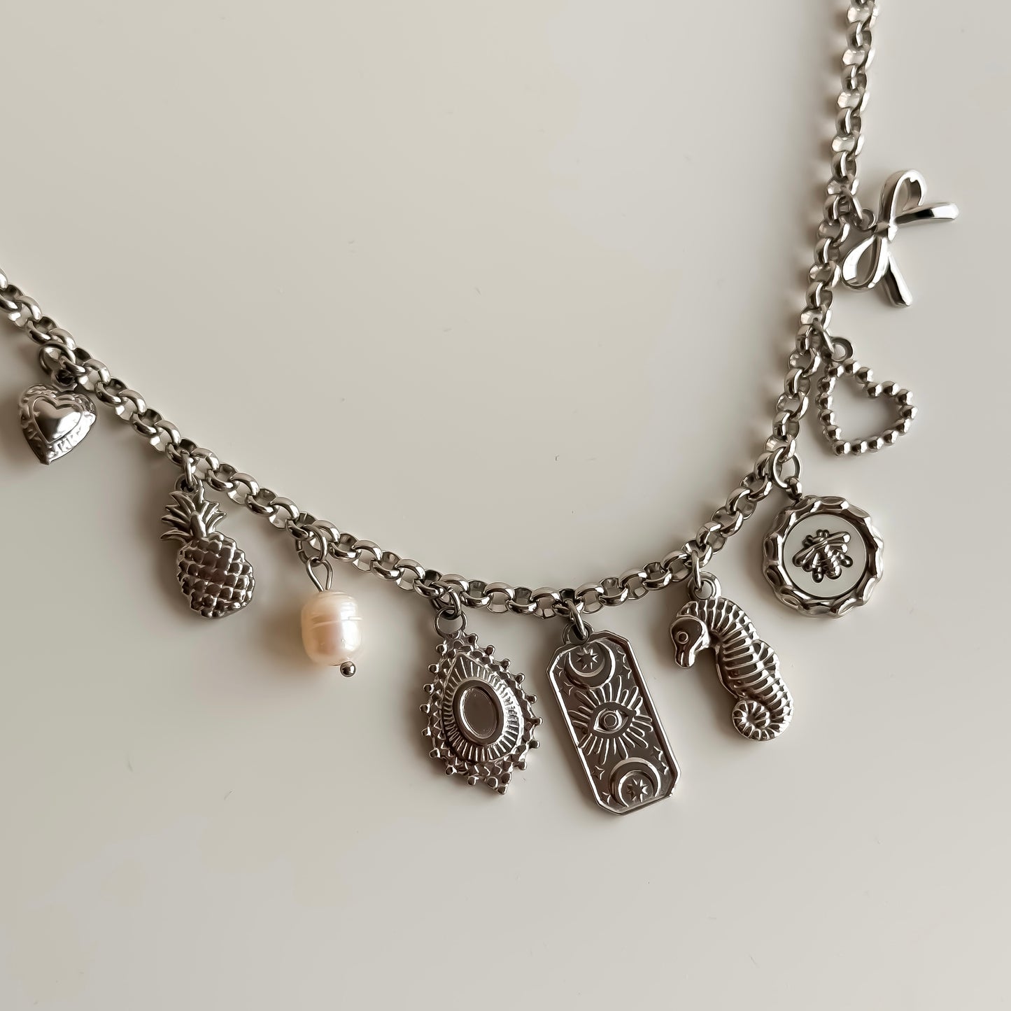 Silver Charm Necklace