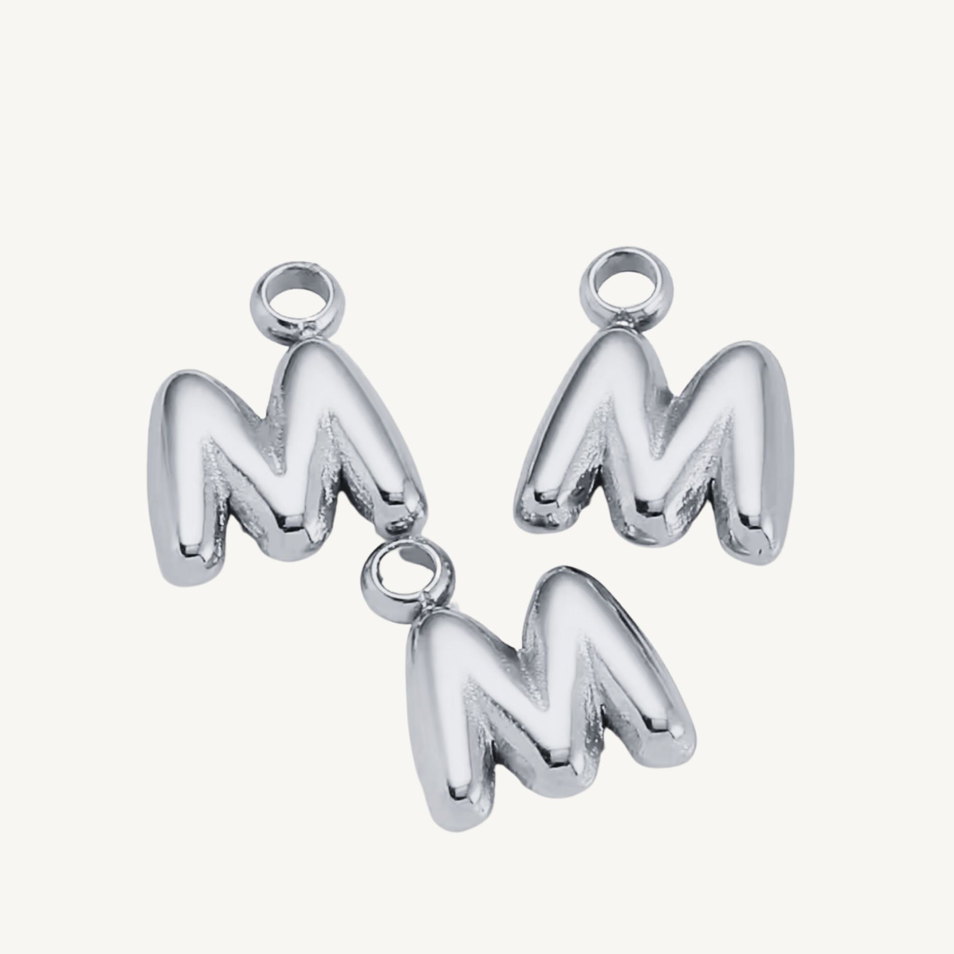 Mini Bubble Initial Charms