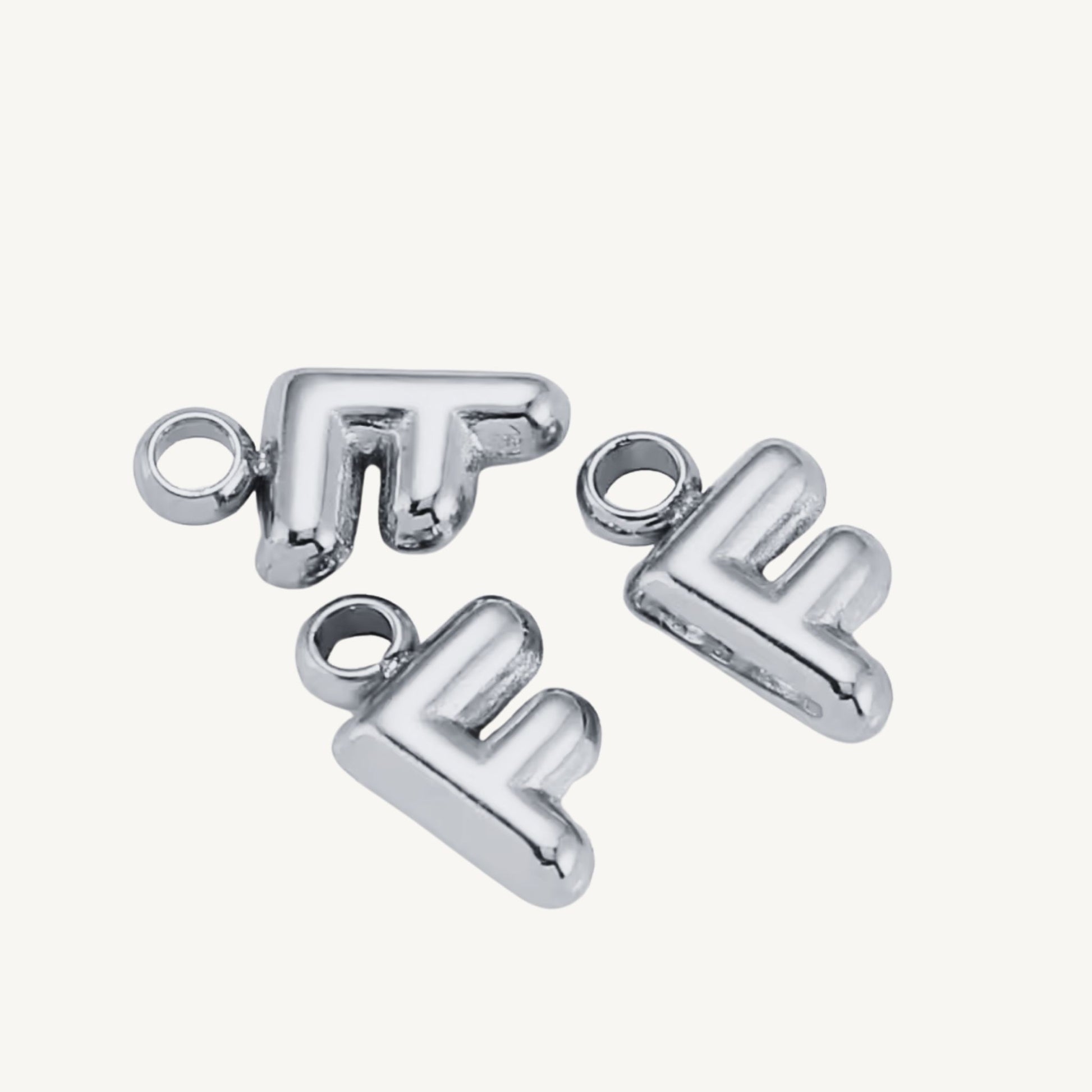 Mini Bubble Initial Charms