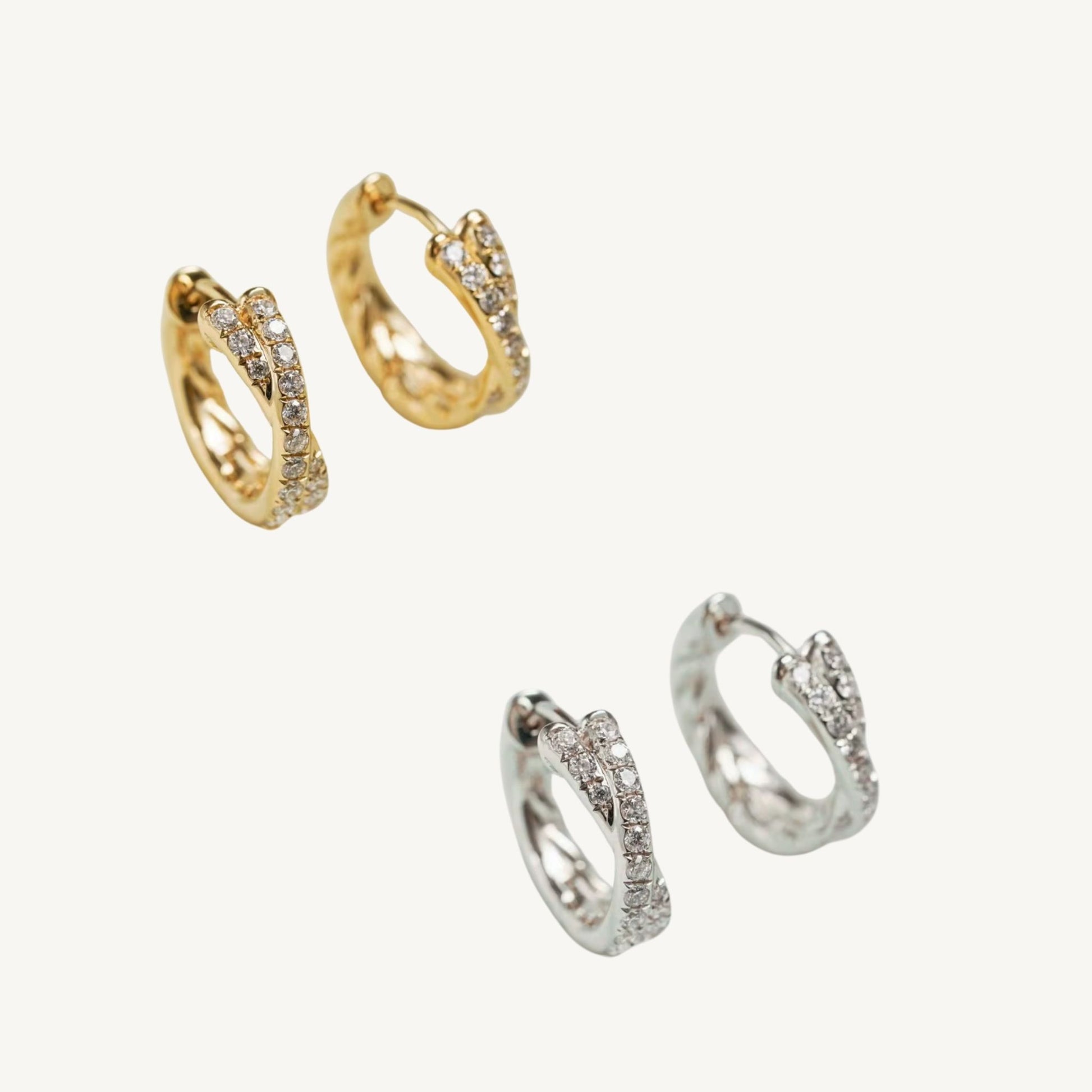 Harper Twist Huggie Hoop Earrings