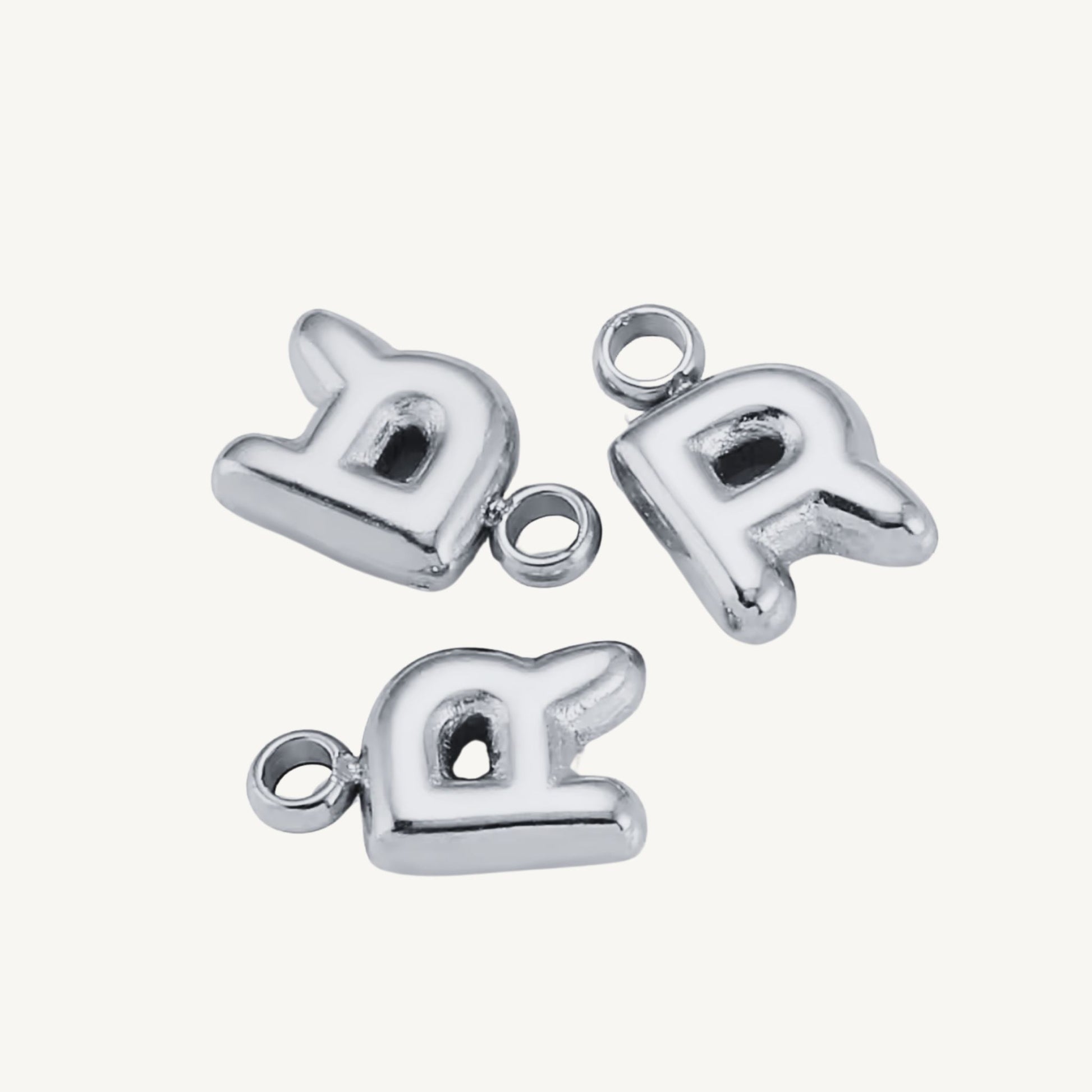 Mini Bubble Initial Charms
