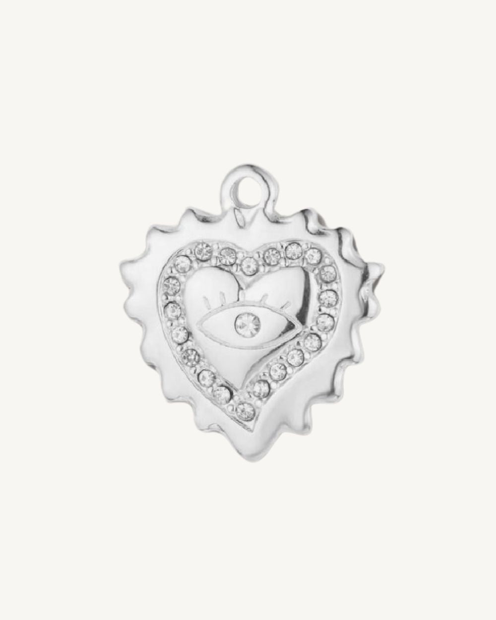 Love Heart Eye Charms