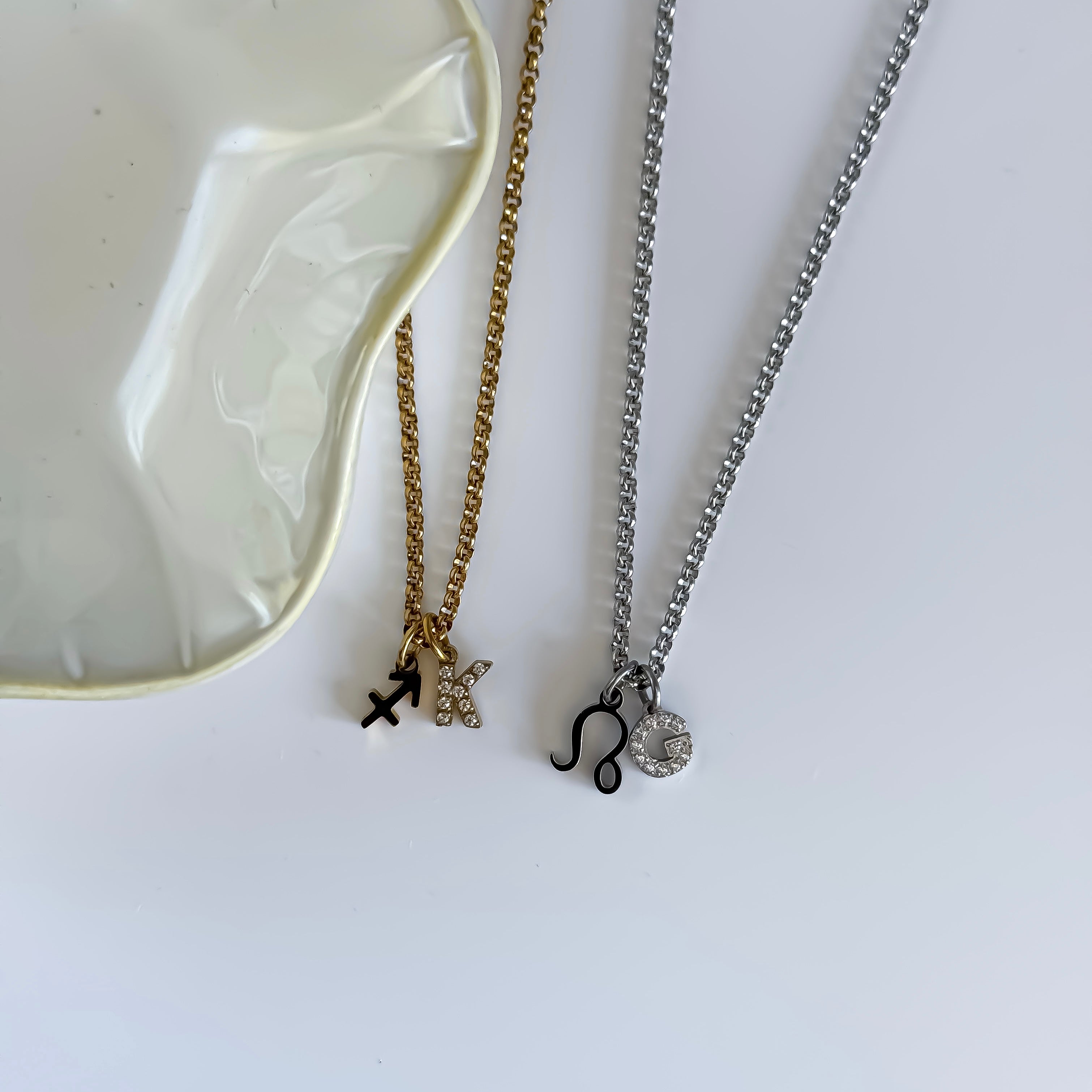 Initial Zodiac Necklace
