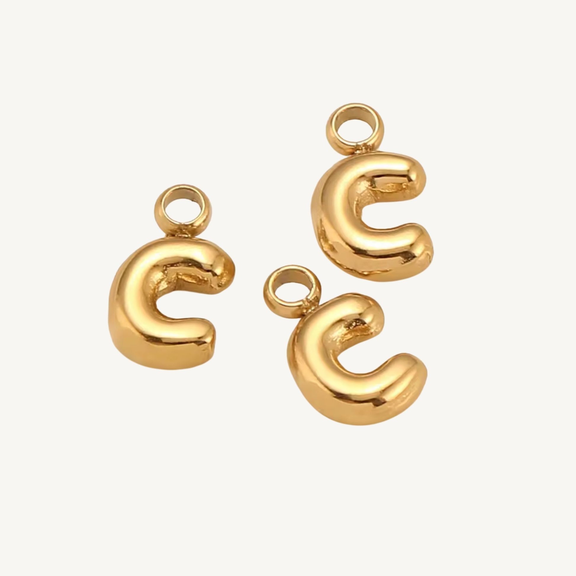 Mini Bubble Initial Charms