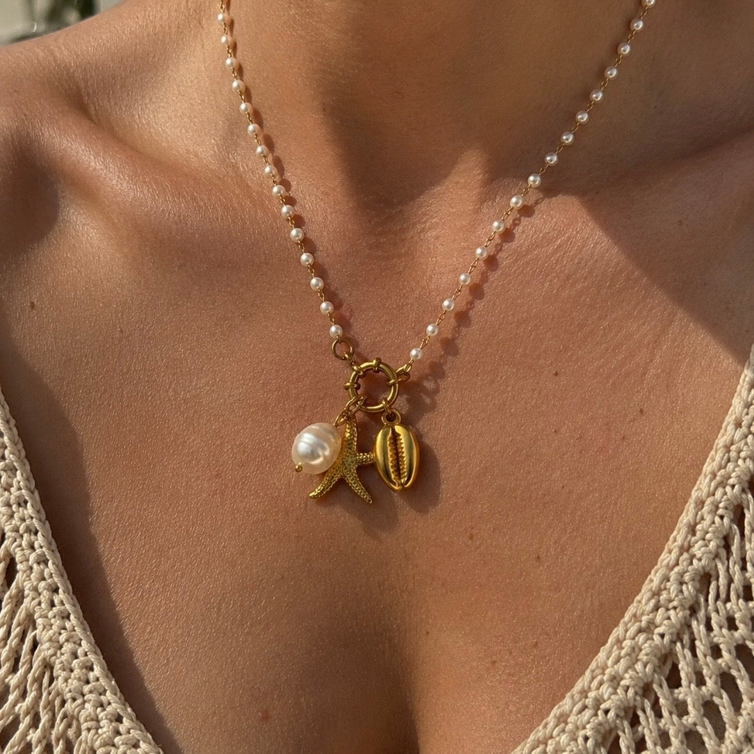 The Kelly Charm Carabiner Necklace