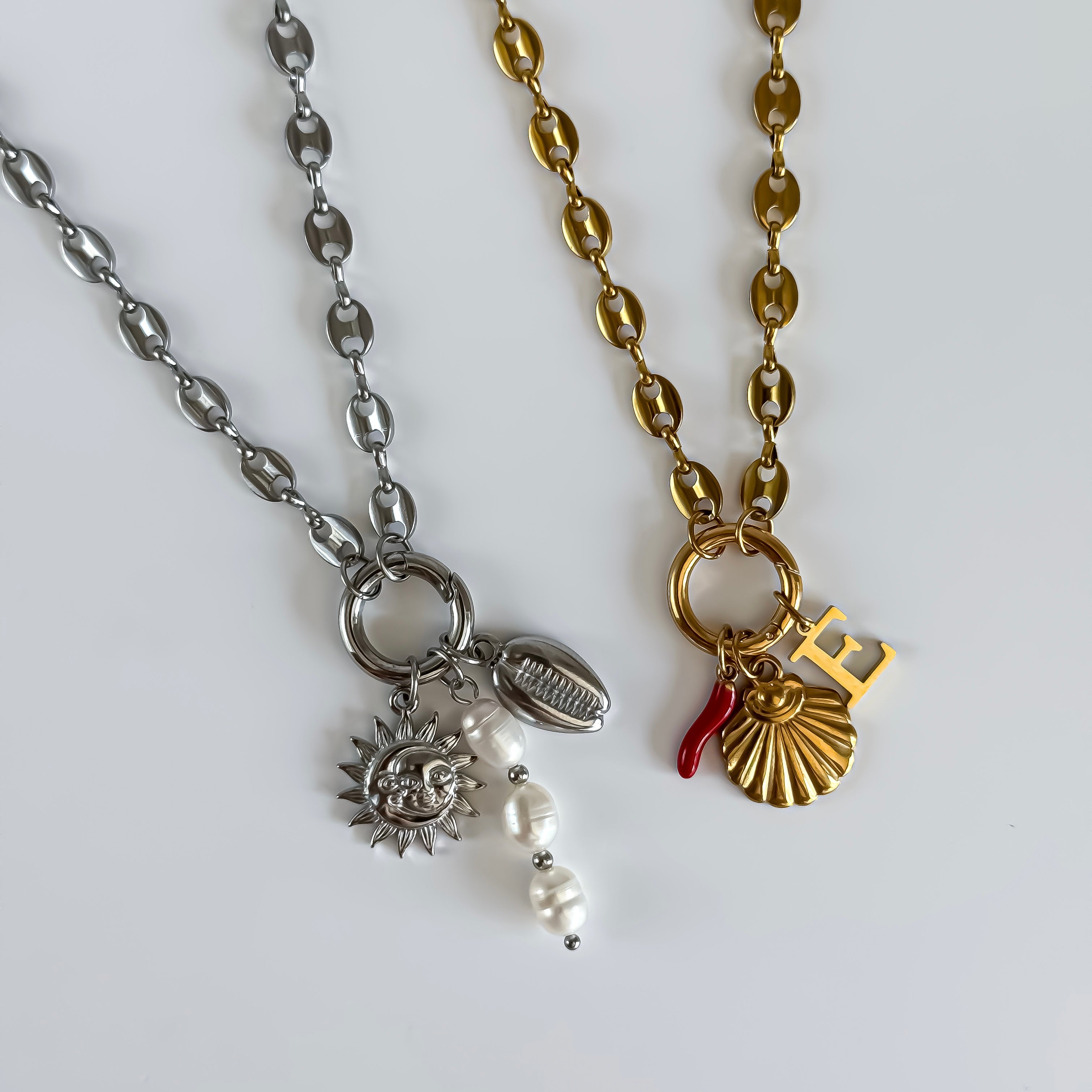 Pig Nose Carabiner Necklace
