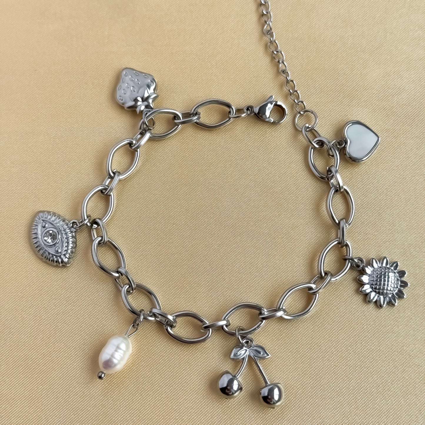Cherry Charm Bracelet