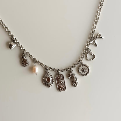 Silver Charm Necklace