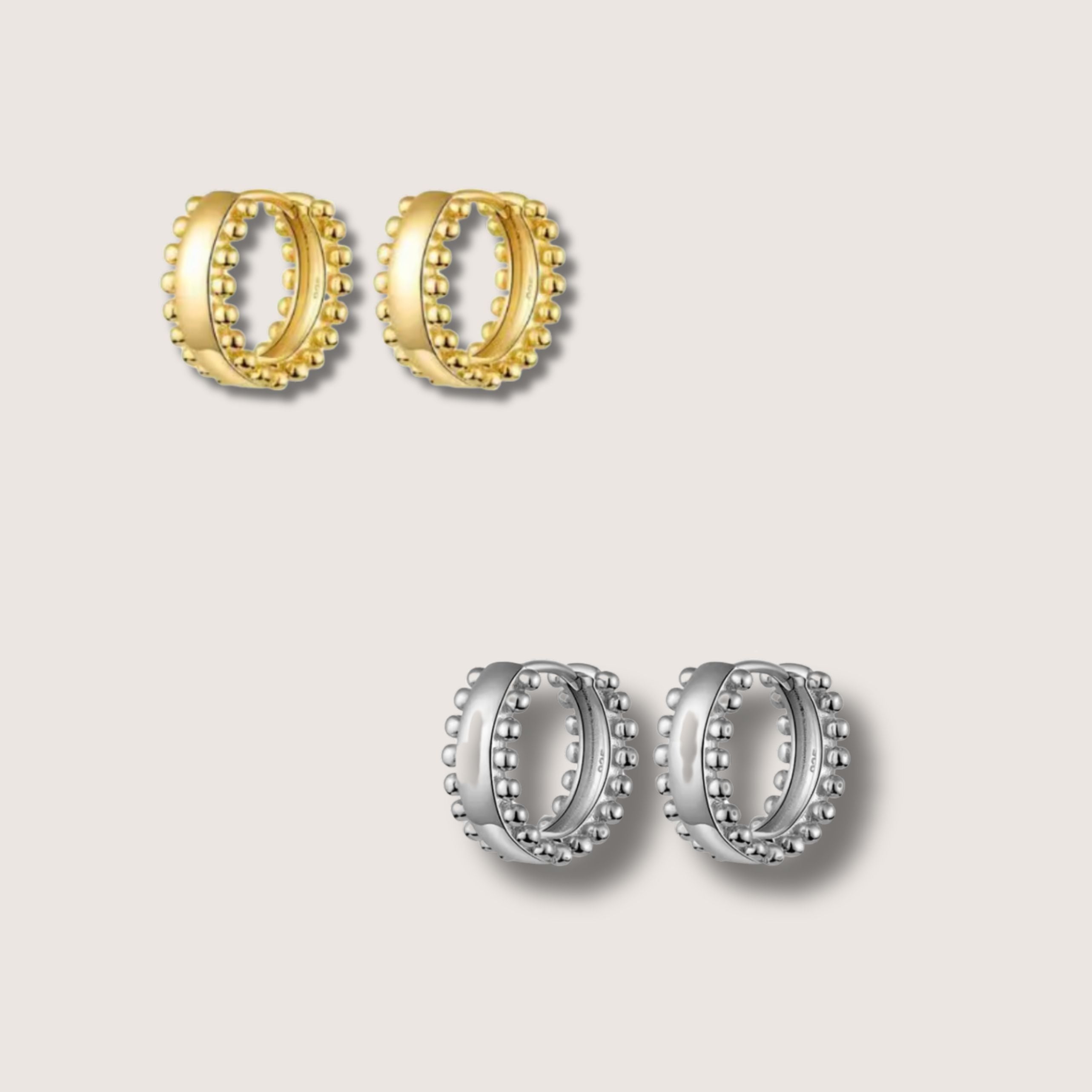 Bella Huggie Hoop Earrings