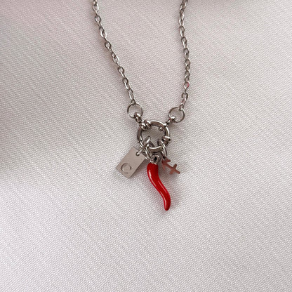 Starsign Initial Carabiner Necklace