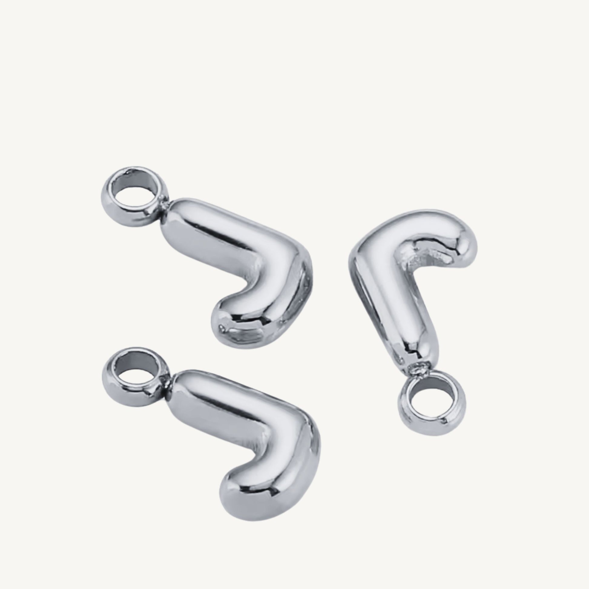 Mini Bubble Initial Charms