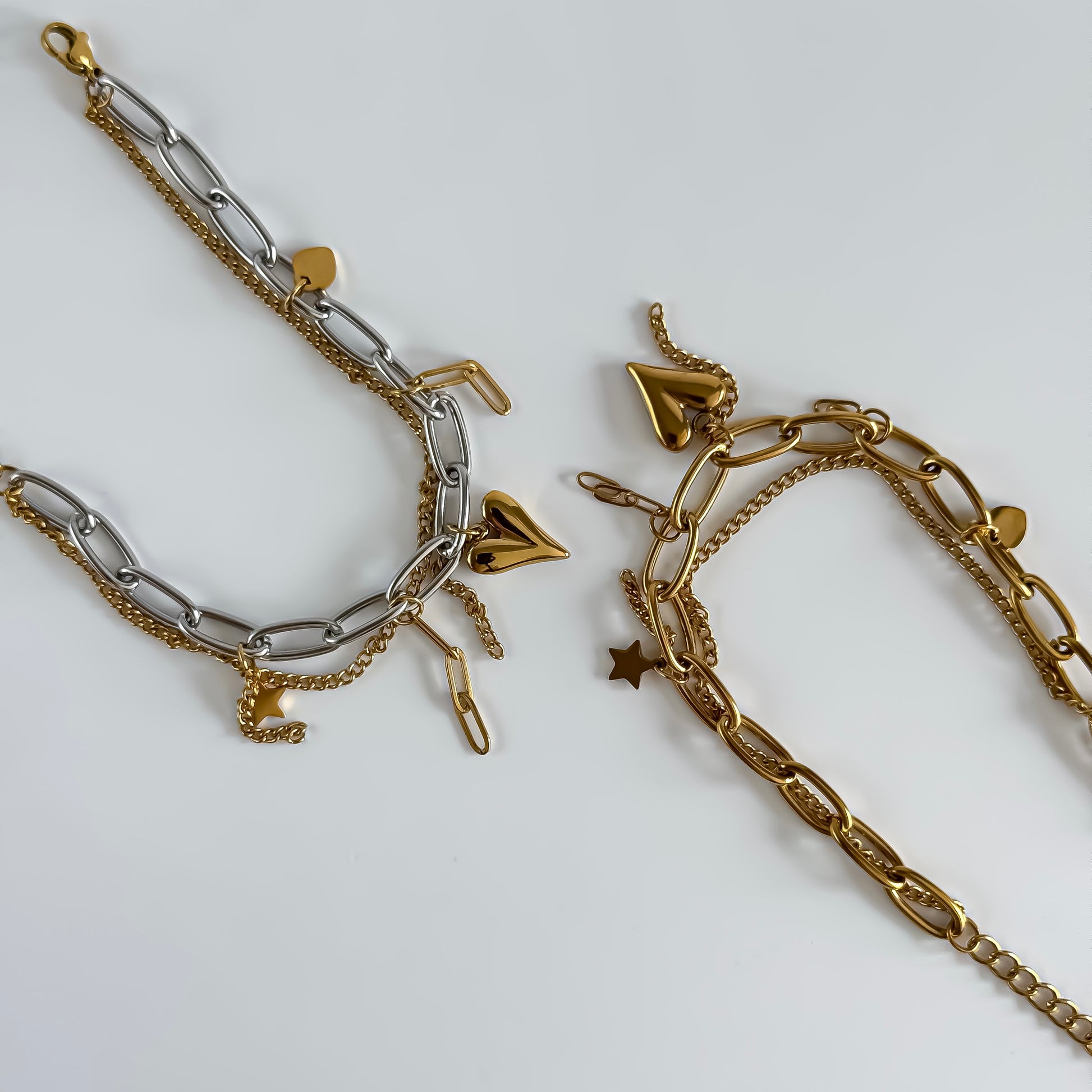 Luna Heart Charm Bracelet