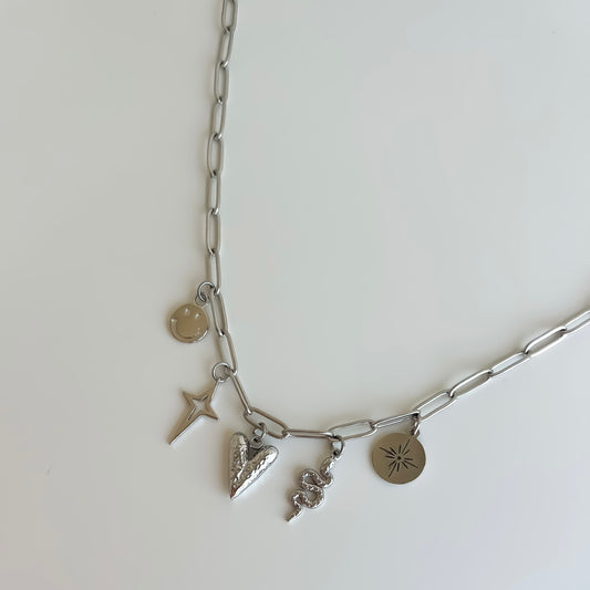 Silver Charm Necklace