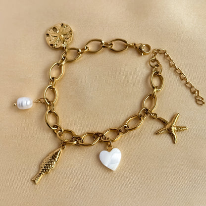Fish Charm Bracelet