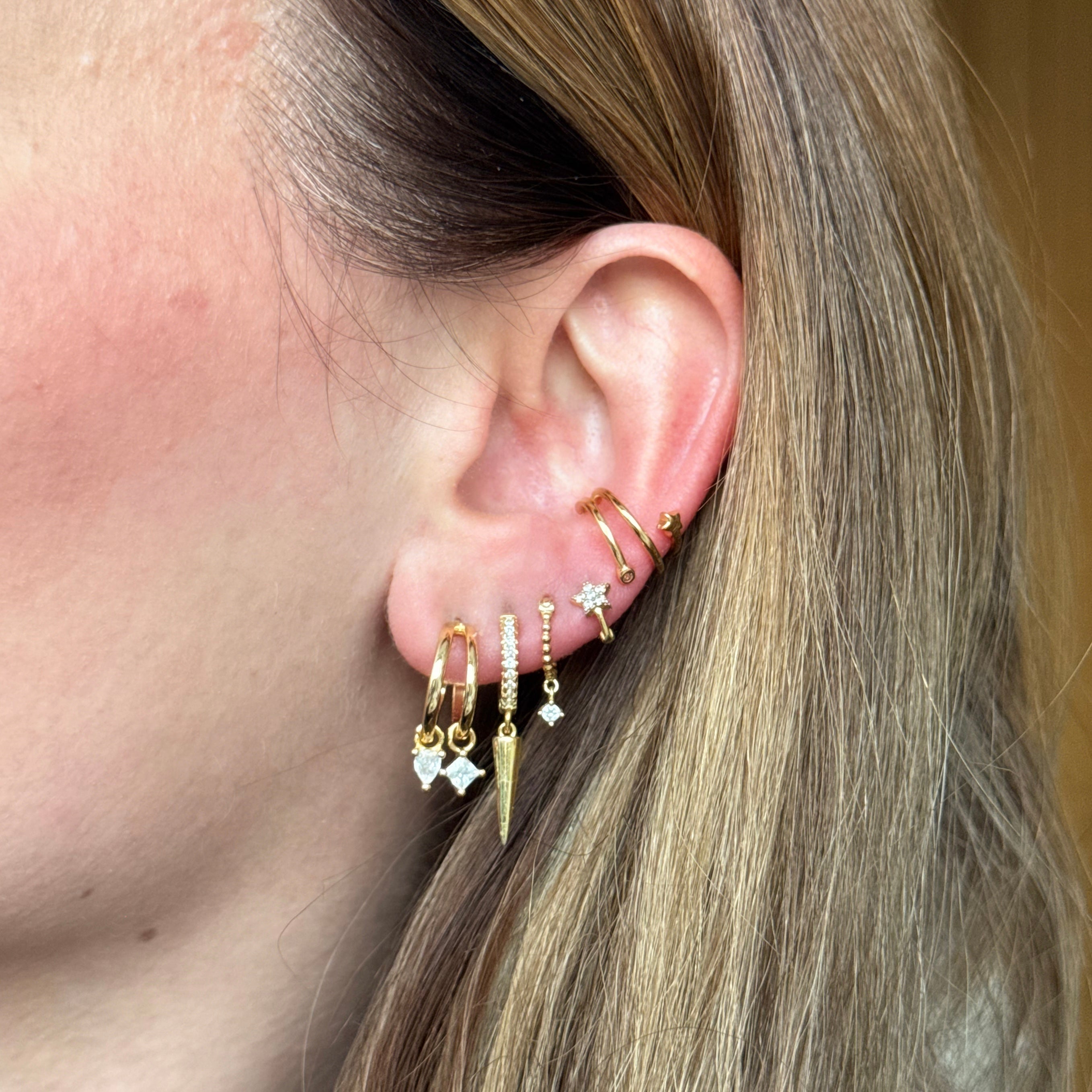 Mia Huggie Hoop Earrings