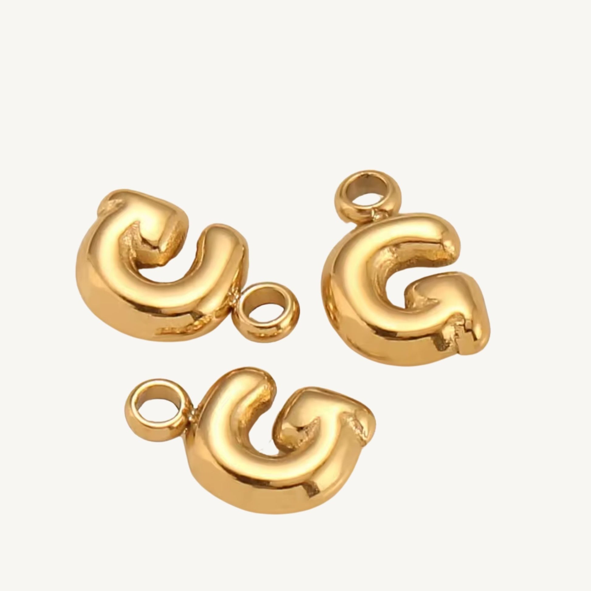 Mini Bubble Initial Charms