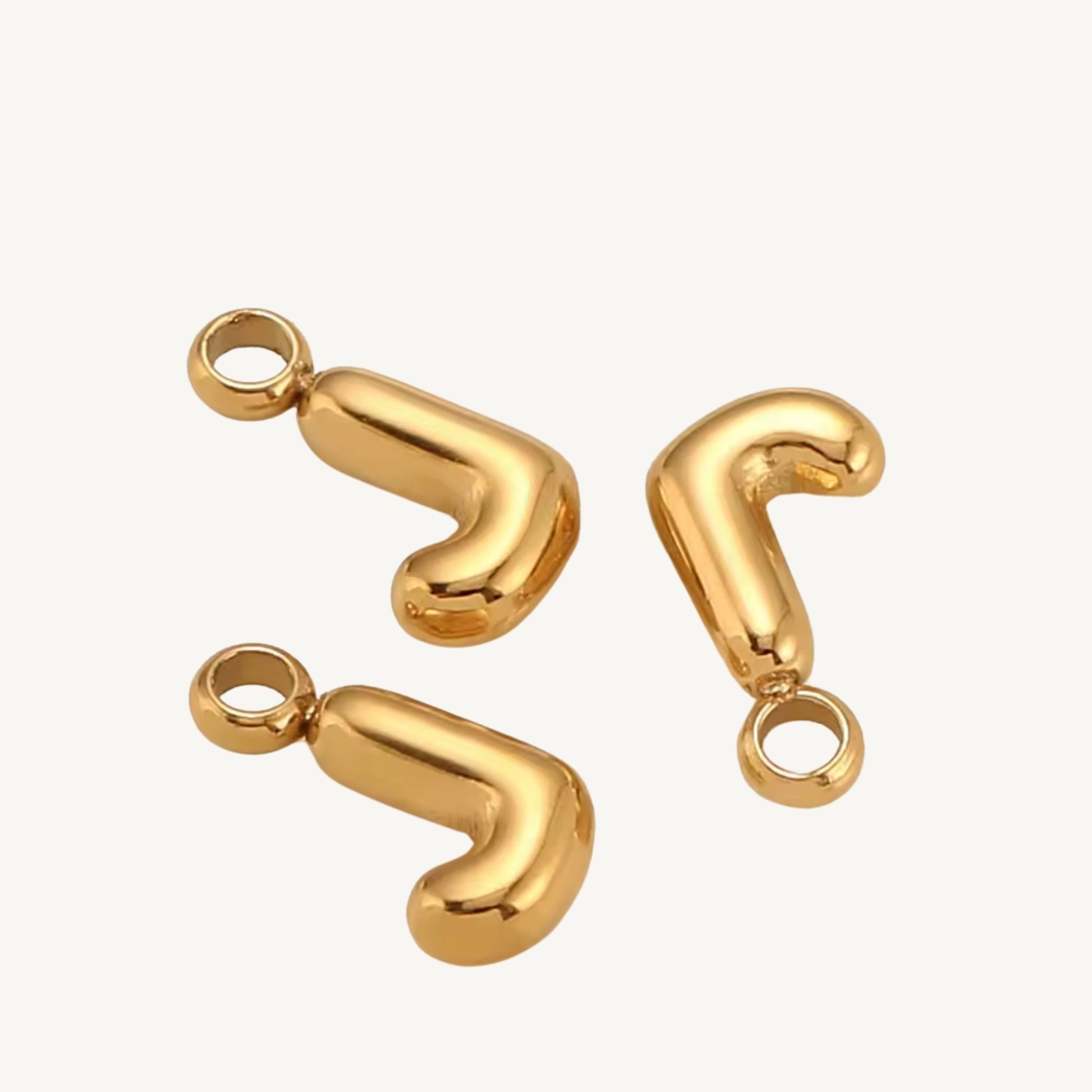 Mini Bubble Initial Charms