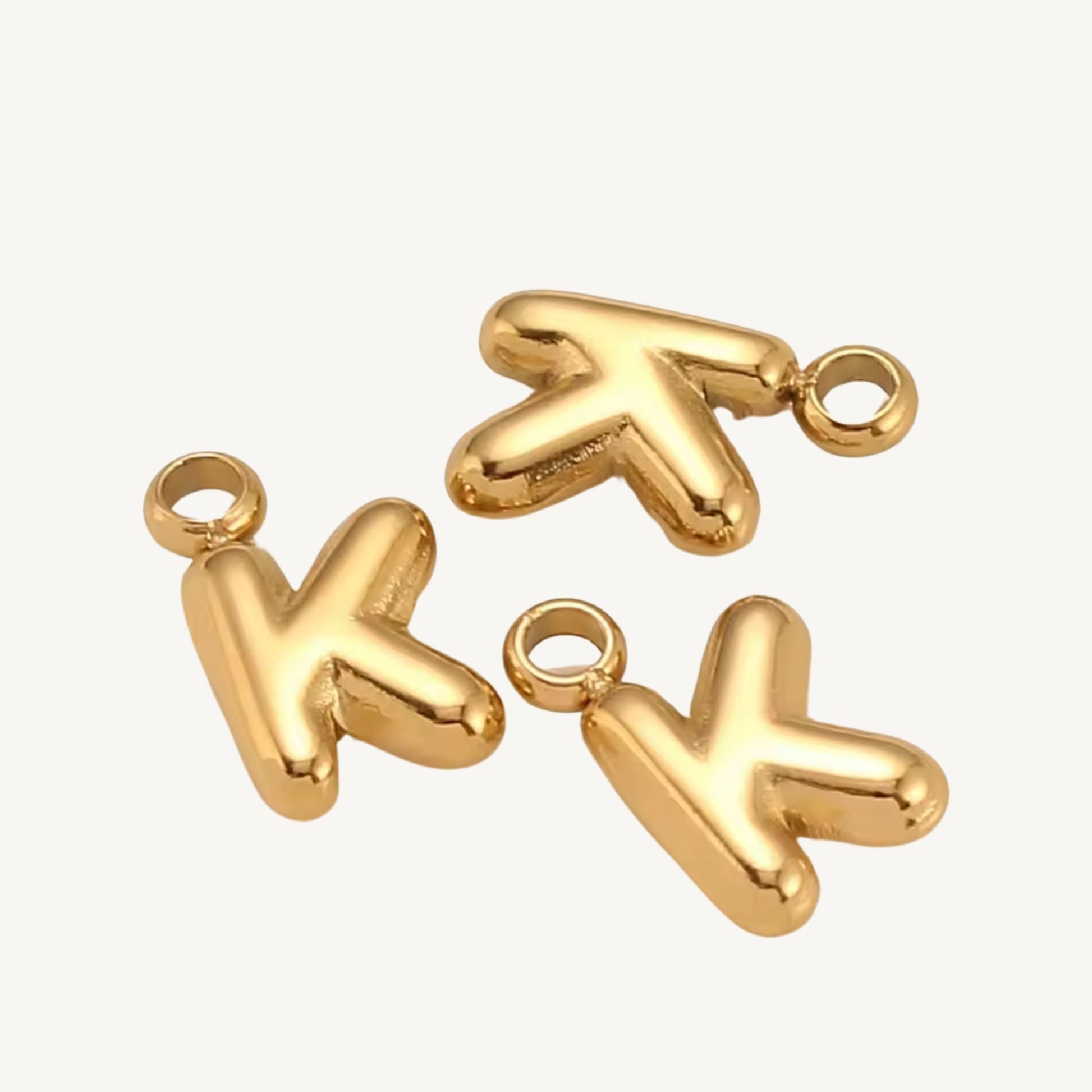 Mini Bubble Initial Charms
