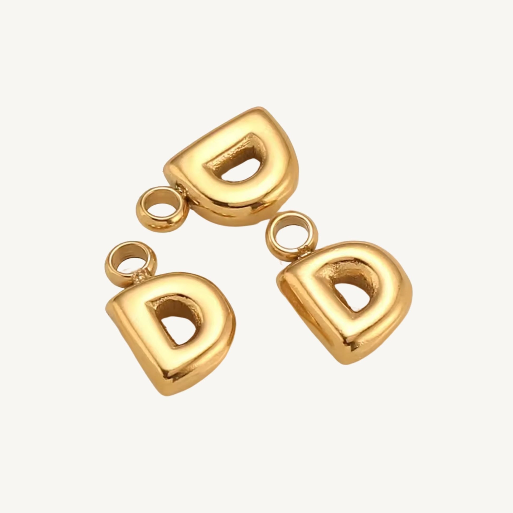 Mini Bubble Initial Charms